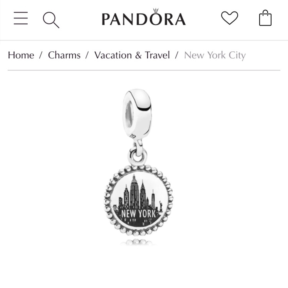 New York City Pandora Charm